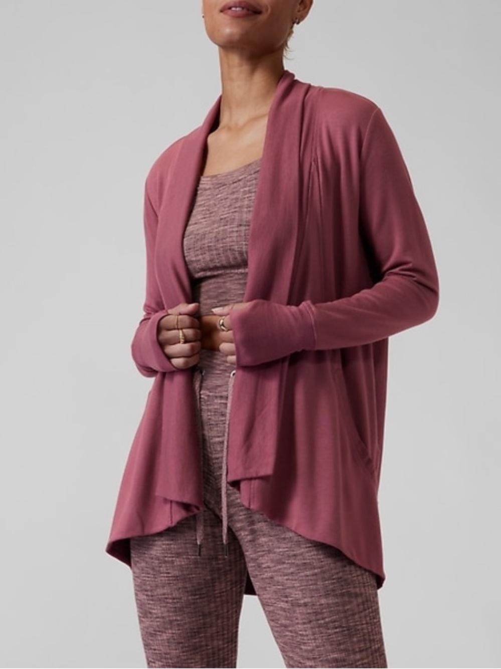Athleta Size Pranayama Wrap - Tawny Rose